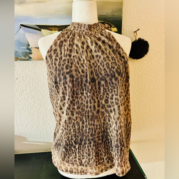 INC NEW Blouse cheetah Style size M - Picture 6 of 16